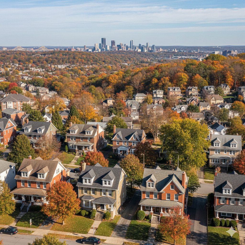 Greater Pittsburgh residential neighborhood homes